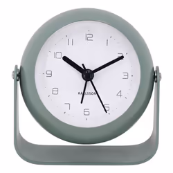 Karlsson KA5972LG, Table, Horloge numérique, Rond, Vert, Fer, Batterie