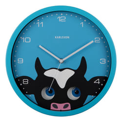 Karlsson KA5997BL Horloge murale et de table Horloge à quartz Cercle Bleu