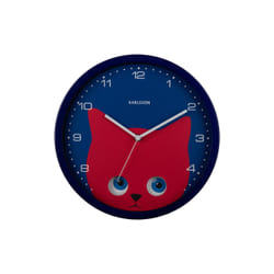 Karlsson KA5997DB Horloge murale et de table Horloge à quartz Cercle Bleu