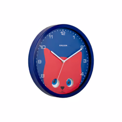 Karlsson KA5997DB Horloge murale et de table Horloge à quartz Cercle Bleu