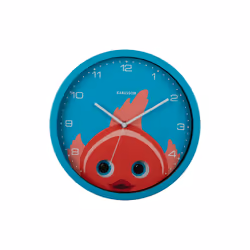 Karlsson KA5997LB, Mur, Horloge à quartz, Cercle, Bleu, Métal, Enfants