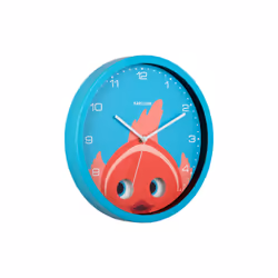 Karlsson KA5997LB Horloge murale et de table Horloge à quartz Cercle Bleu