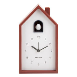 Karlsson KA6015RD Horloge murale et de table Horloge numérique Autres Ocre, Rouge