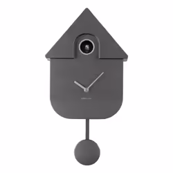 Karlsson KA5867DG, Mur, Horloge analogique, Autres, Gris foncé, Métallique, Acrylonitrile-Butadiène-Styrène (ABS), Batterie