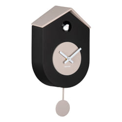 Karlsson KA6026BK Horloge murale et de table Horloge à quartz Ovale Noir, Gris