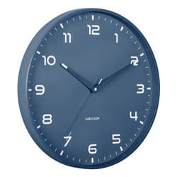 Karlsson KA6053BL Horloge murale et de table Horloge à quartz Rond Bleu