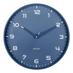 Karlsson KA6053BL Horloge murale et de table Horloge à quartz Rond Bleu
