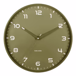 Karlsson KA6053GR Horloge murale et de table Horloge à quartz Rond Vert