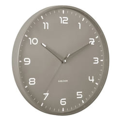 Karlsson KA6053GY Horloge murale et de table Horloge à quartz Rond Gris