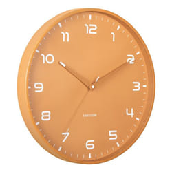 Karlsson KA6053YE Horloge murale et de table Horloge à quartz Rond Jaune