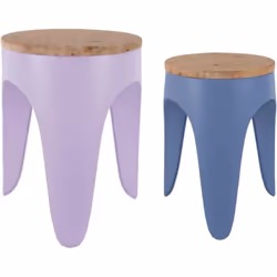 Ensemble de tabouret Leitmotiv Funky