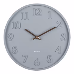 Karlsson KA6041GY Horloge murale et de table Horloge à quartz Rond Gris - Vue supplémentaire 2