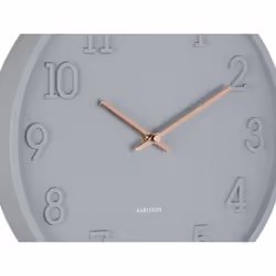 Karlsson KA6041GY Horloge murale et de table Horloge à quartz Rond Gris - Vue supplémentaire 4