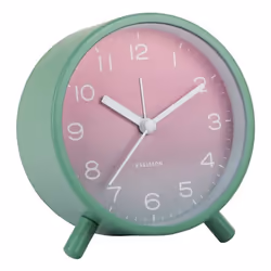 Karlsson KA6062GR, Réveil à quartz, Rond, Vert, Intérieure, 12h, Analogique