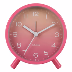 Karlsson KA6062PI, Réveil à quartz, Rond, Rose, Intérieure, 12h, Analogique