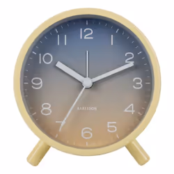 Karlsson KA6062YE, Réveil à quartz, Rond, Jaune, Intérieure, 12h, Analogique