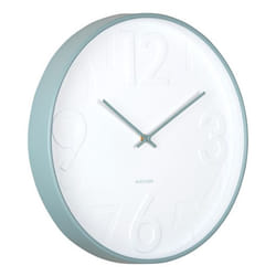 Karlsson KA6063BL Horloge murale et de table Horloge à quartz Rond Bleu