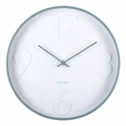 Karlsson KA6063BL Horloge murale et de table Horloge à quartz Rond Bleu