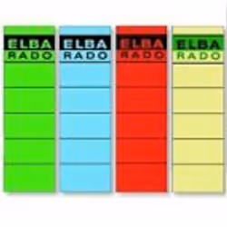 Elba Spine Label for Lever Arch Files 190 x 59 mm Yellow, Jaune, 59 mm, 190 mm, 10 pièce(s), 10 feuilles