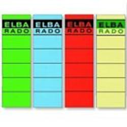 Elba Spine Label for Lever Arch Files 190 x 59 mm Yellow étiquette auto-collante Jaune 10 pièce(s)