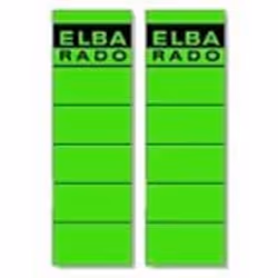 Elba Spine Label for Lever Arch Files 190 x 59 mm Green, Vert, 59 mm, 190 mm, 10 pièce(s), 10 feuilles