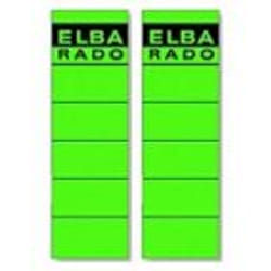 Elba Spine Label for Lever Arch Files 190 x 59 mm Green étiquette auto-collante Vert 10 pièce(s)