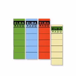 Elba Spine Label for Lever Arch Files 190 x 59 mm Red, Rouge, 59 mm, 190 mm, 10 pièce(s), 10 feuilles