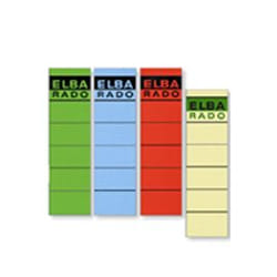 Elba Spine Label for Lever Arch Files 190 x 59 mm Red étiquette auto-collante Rouge 10 pièce(s)