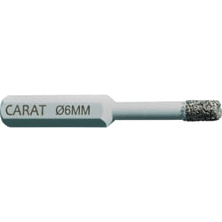 Carat - Foret p. carrelage d. 6 mm 30 mm queues hexagonales