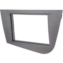 La Facade autoradio Caliber RAF4003SDD compatible avec Seat Leon 05-12 - Argent fonce est en plastique Double Din ou Double I ...