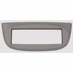Facade permettant d'intégrer un autoradio 1 DIN en remplacement d'un autoradio d'origine sur une Twingo II depuis 2007. Coule ...