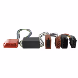Fiches ISO Autoradio compatible avec Audi Seat Skoda VW avec amplificateur Mini-ISO - RAC6061 Compatible avec : Compatible av ...