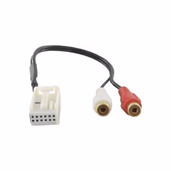 Câble adaptateur AUX/RCA - Mercedes - RAH3194 - 12 pins - Connecteur RCA - Audio 20/30