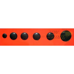 Caliber - 6 Cache trou Antenne abs - Noir