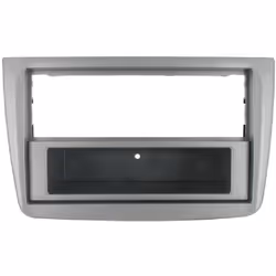 Facade autoradio Caliber RAF4017 compatible avec Alfa-Romeo Mito 08-13 argent compatible avec Alfa Romeo Mito 2008>