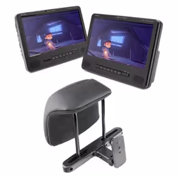 Lecteur DVD Portable - Caliber - MPD298 - Écran 9 pouces - Autonomie 15 heure - Support dappui-tête