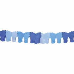 Folat 04660, Guirlande, Papier, Bleu, Anniversaire, 6 m, 1 pièce(s)