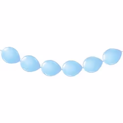 Folat 08460, Guirlande, Latex, Bleu, Anniversaire, 3 m, 1 pièce(s)