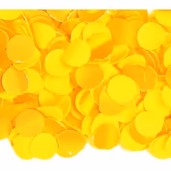 Folat 08953, Amandes sucrées en vrac, Jaune, 1 couleurs, Cercle, Papier, Anniversaire