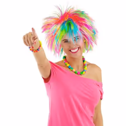Folat 26726, Perruque de déguisement, Adulte, Femelle, Polyester, Multicolore, 1 pièce(s)