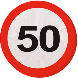 Folat 28350, Noir, Rouge, Blanc, Papier, Rond, 330 mm, 330 mm, 20 pièce(s)