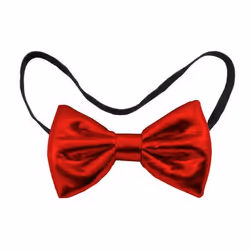Folat 61675, Noeud papillon de déguisement, Polyester, Noir, Rouge, 1 pièce(s)