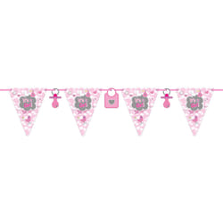 Folat 63653 décoration de fête Banderole en tissu