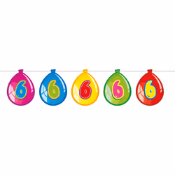 Folat 65506, Guirlande, Multicolore, Anniversaire, 320 mm, 210 mm, 10 mm