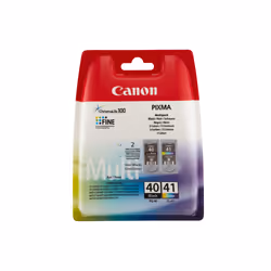 Canon Multipack de cartouches d'encre PG-40/CL-41 C/M/Y, Encre à pigments, 2 pièce(s), Multi pack