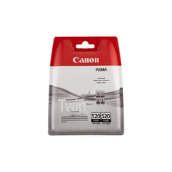 Canon Cartouche d'encre noire PGI-520BK (lot de deux paquets)
