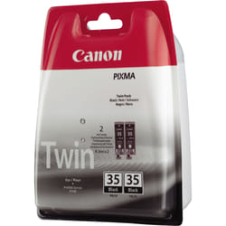 Canon Pack de 2 cartouches d'encre noire PGI-35BK