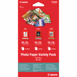 Canon Pack variété de papier photo 4 × 6" (10 × 15 cm) VP-101 de , 20 feuilles