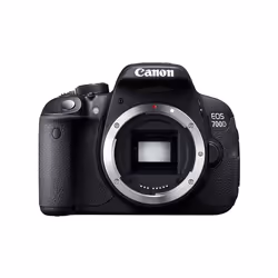 Canon EOS 700D, 18 MP, 5184 x 3456 pixels, CMOS, Full HD, Écran tactile, Noir