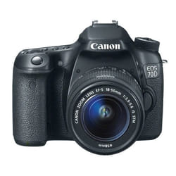 Canon EOS 70D + EF-S 18-55mm Kit d'appareil-photo SLR 20,2 MP CMOS 5472 x 3648 pixels Noir